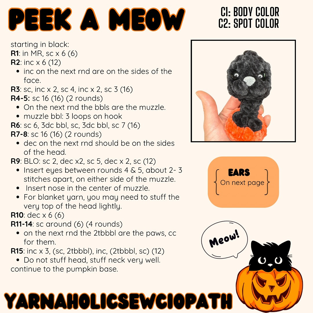 Adorable Halloween Crochet Patterns for Spooky Season