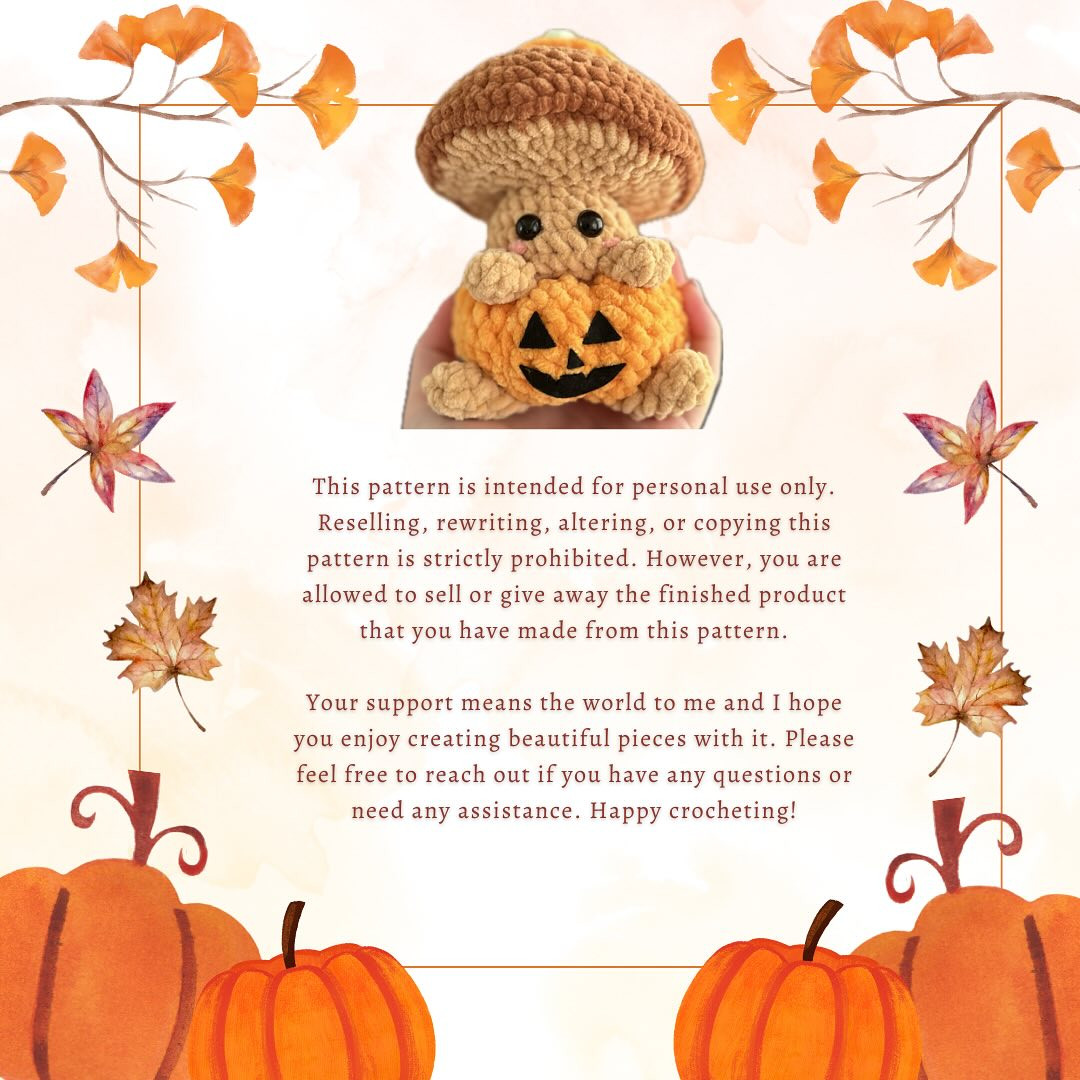 Adorable Kabocha Amigurumi Crochet Pattern for Halloween Fun
