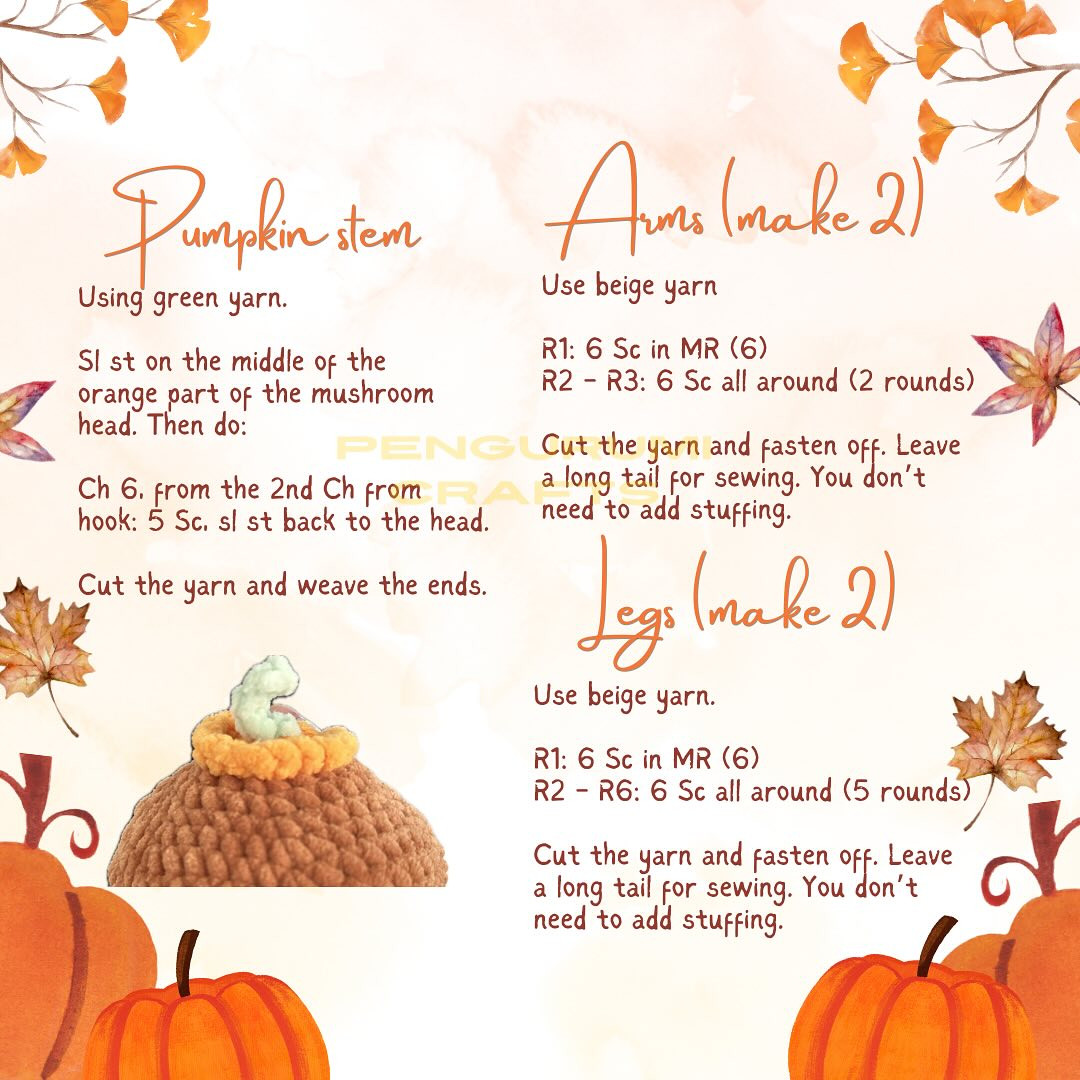Adorable Kabocha Amigurumi Crochet Pattern for Halloween Fun