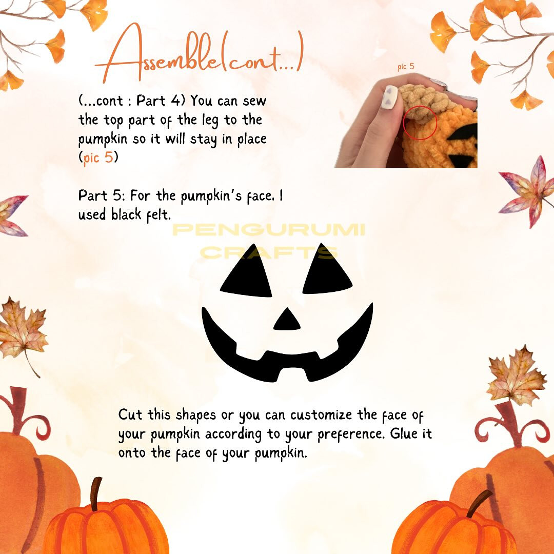 Adorable Kabocha Amigurumi Crochet Pattern for Halloween Fun