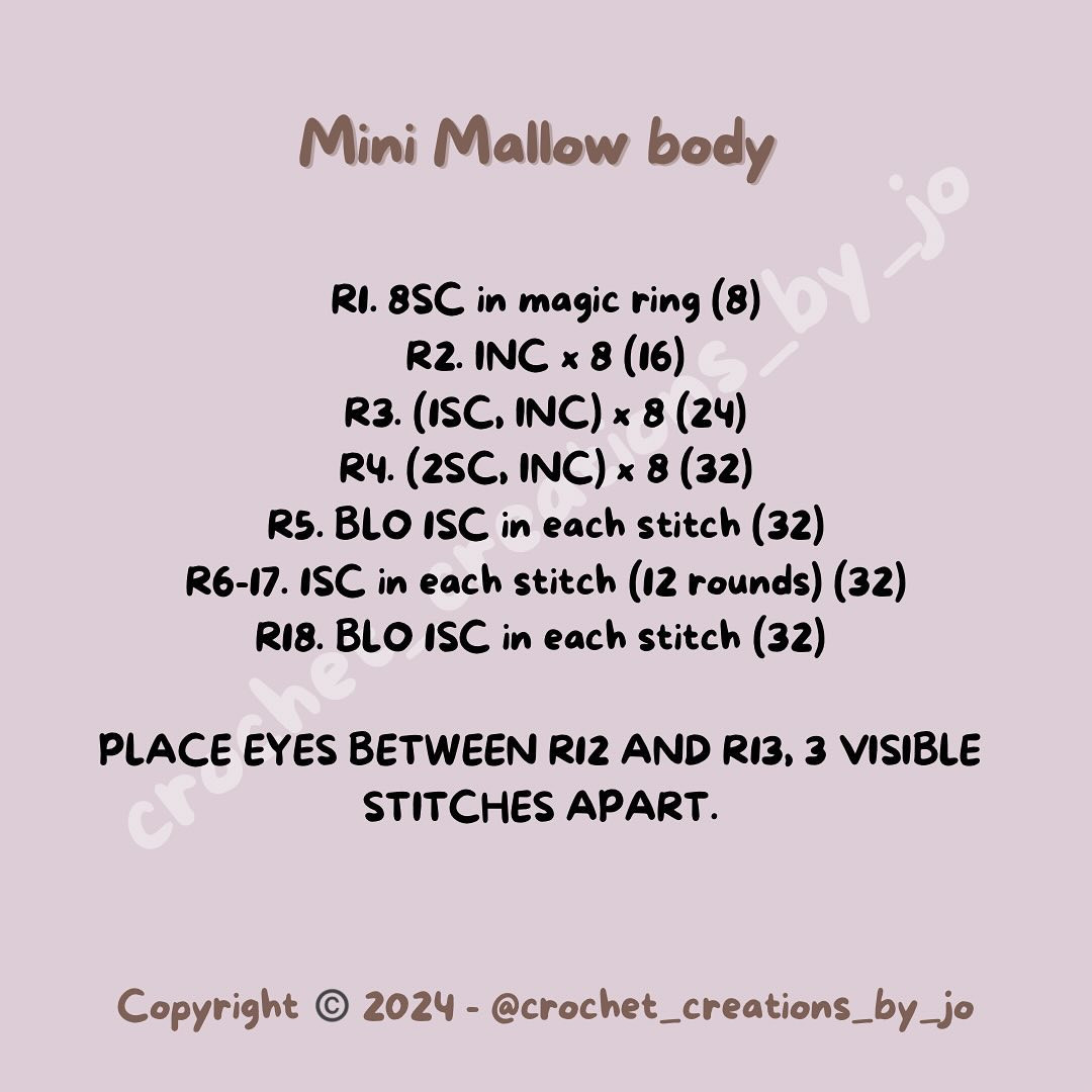Adorable Mini Mallows Crochet Pattern for Beginners