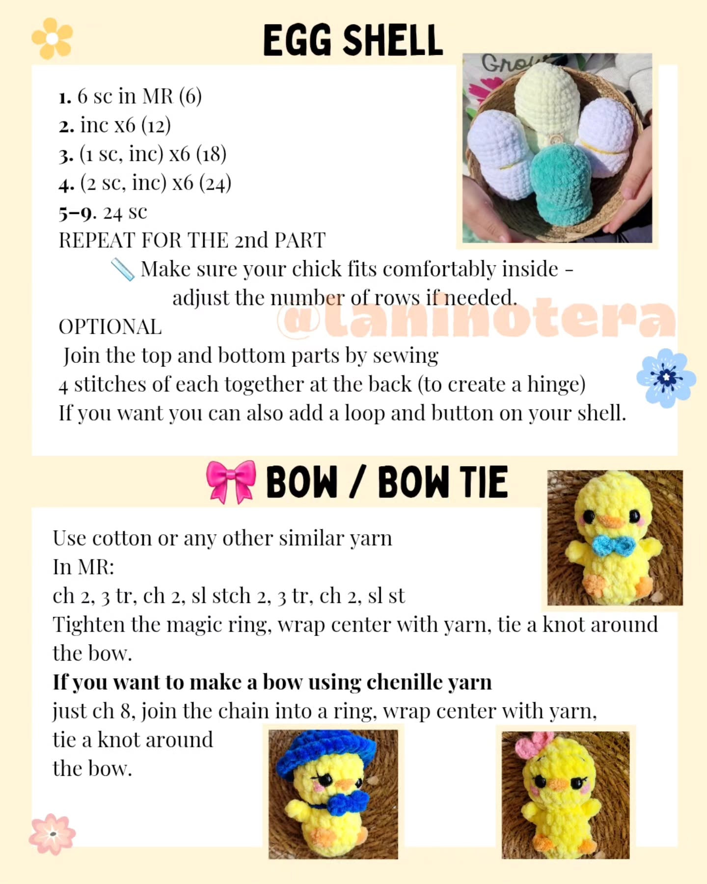 Adorable No-Sew Crochet Chick in an Egg Pattern Guide