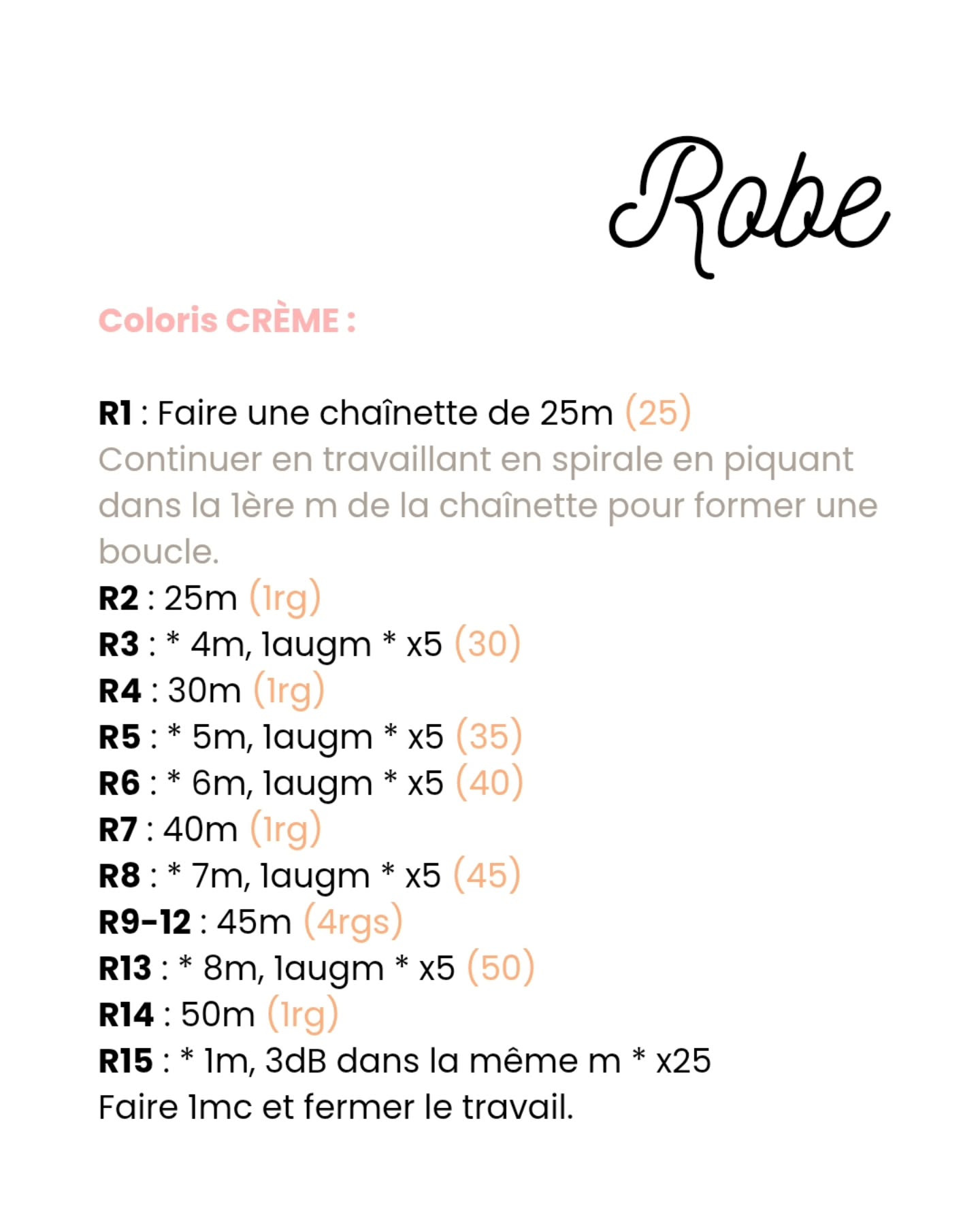 Adorable poupée crochet avec oreille de lapin rose gratuite