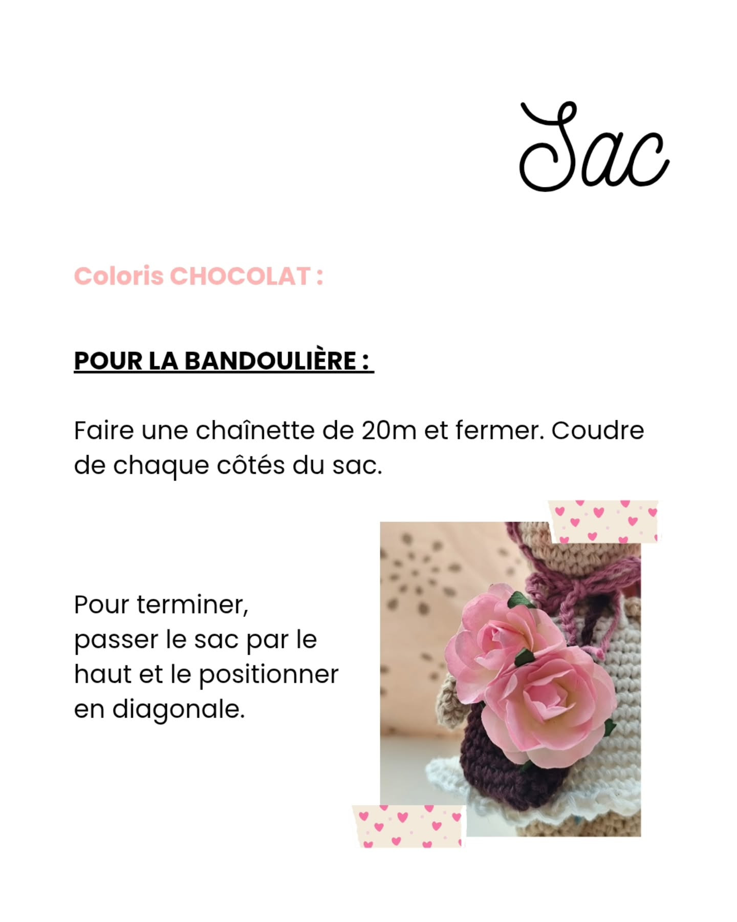 Adorable poupée crochet avec oreille de lapin rose gratuite