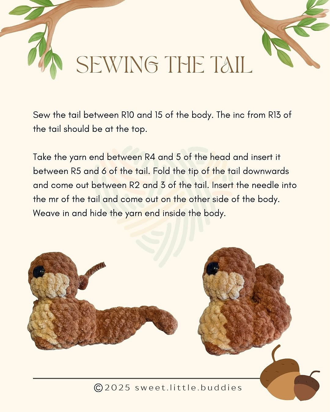 Adorable Squirrel Crochet Pattern for Amigurumi Enthusiasts