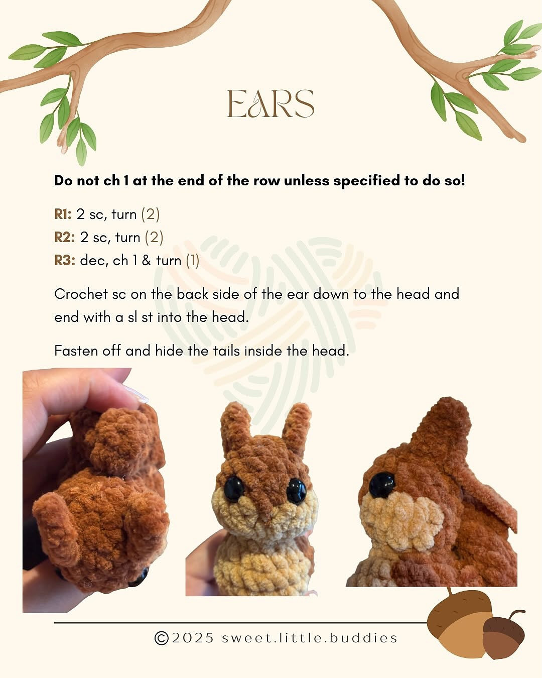 Adorable Squirrel Crochet Pattern for Amigurumi Enthusiasts
