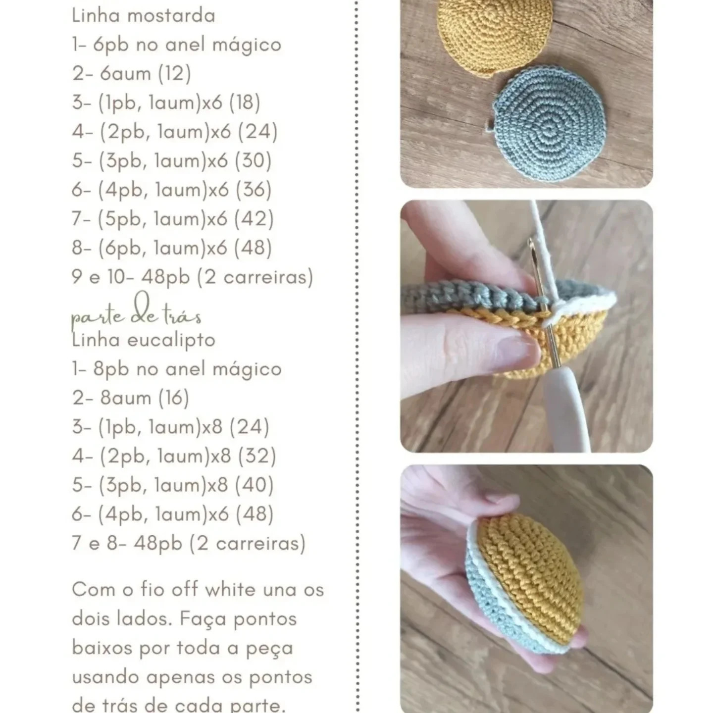 Alfineteiro de Flor de Crochê com Joaninha Encantadora