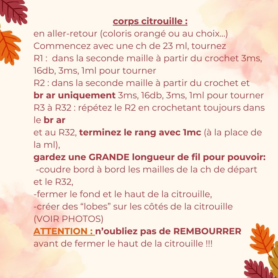 Amigurumi Bébé Citrouille pour Halloween : Tutoriel Facile