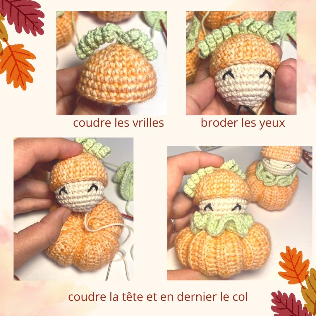 Amigurumi Bébé Citrouille pour Halloween : Tutoriel Facile