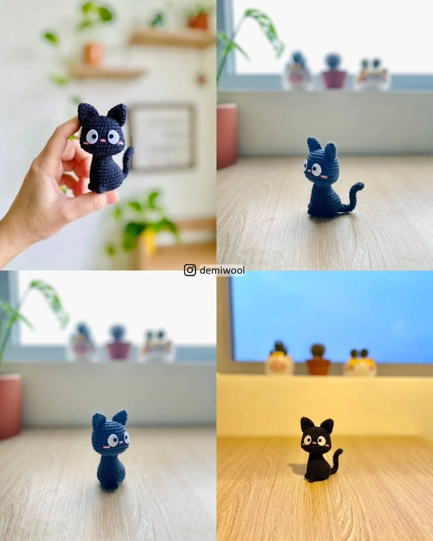 Amigurumi Black Cat Crochet Pattern - Free Jiji Design