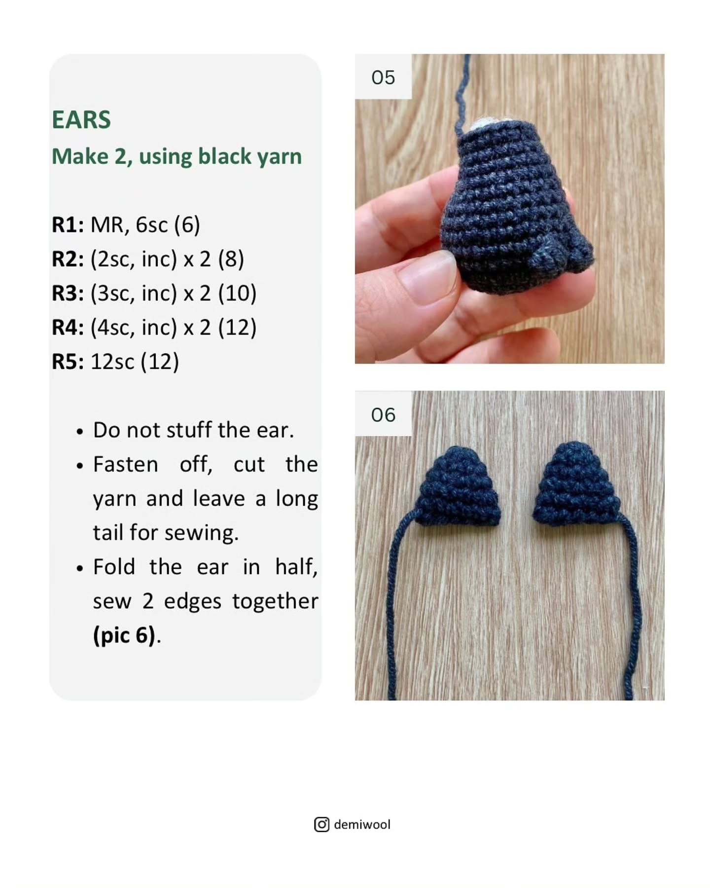Amigurumi Black Cat Crochet Pattern - Free Jiji Design