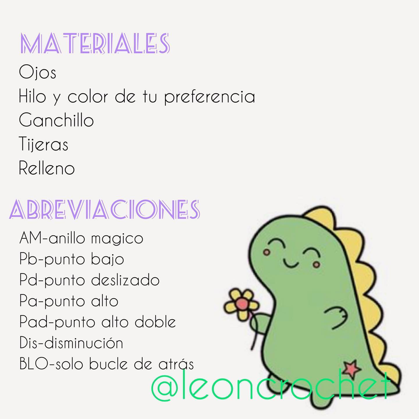 Amigurumi dinosaurio adorable para principiantes, patrón gratuito disponible.