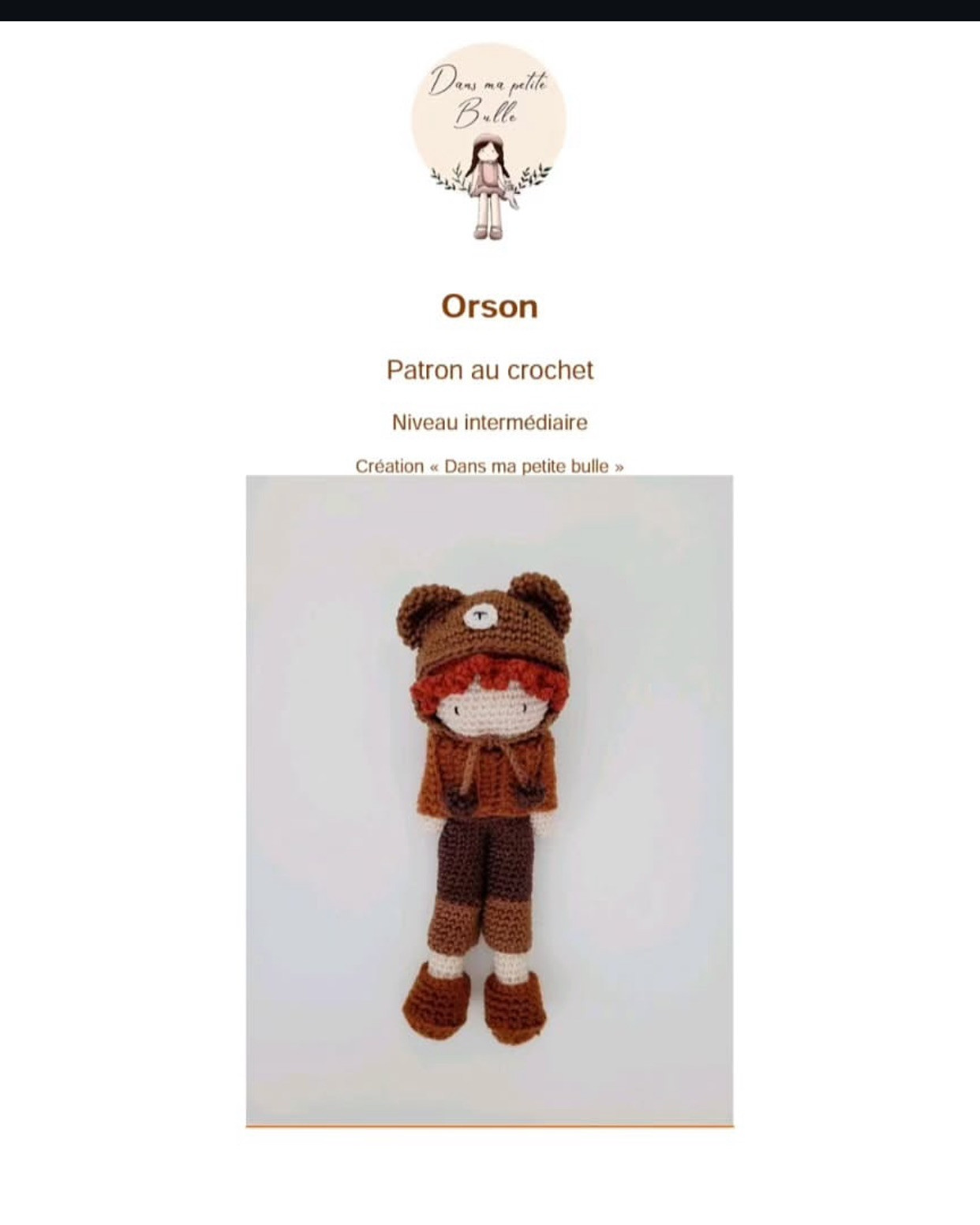 Amigurumi: Petit Ours Mignon à Crocheter Facilement