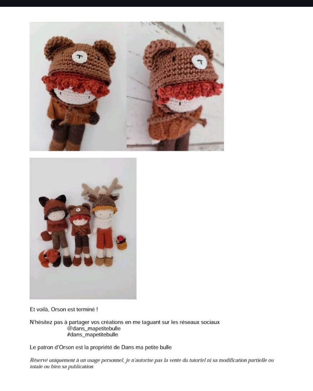 Amigurumi: Petit Ours Mignon à Crocheter Facilement