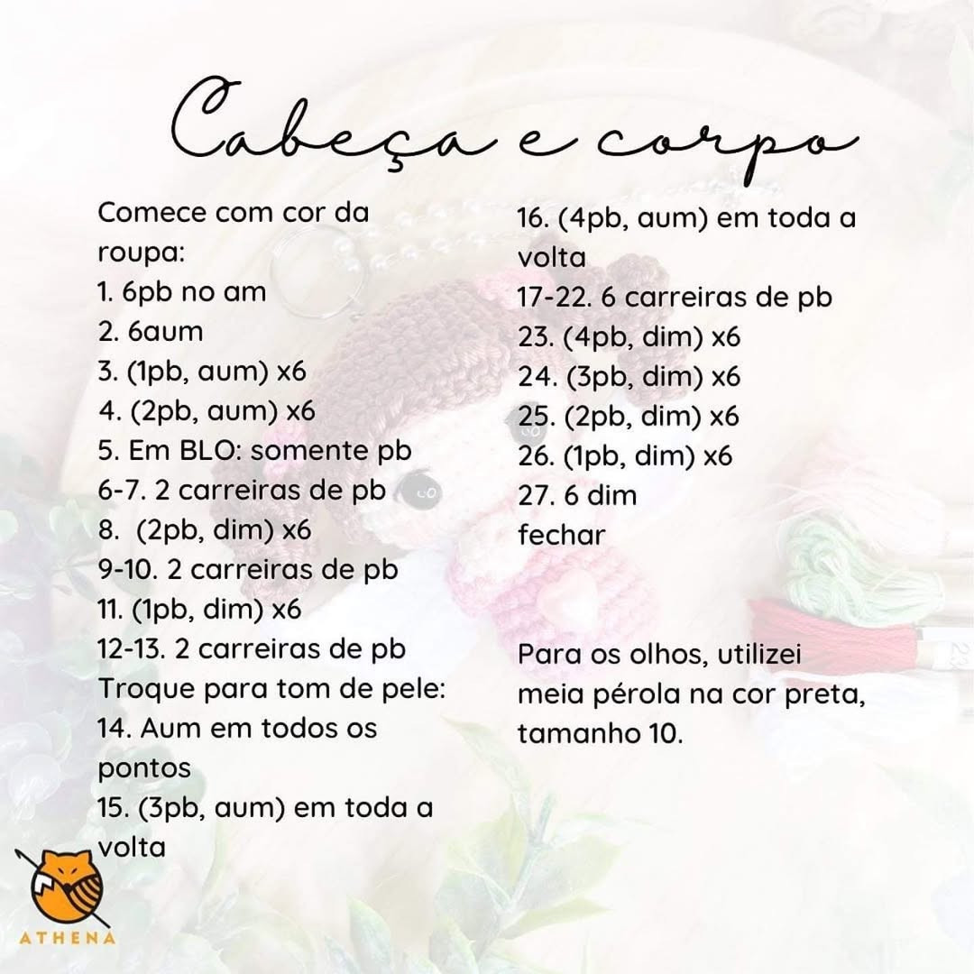 Anjinha de crochê: chaveiro e lembrancinhas fofas