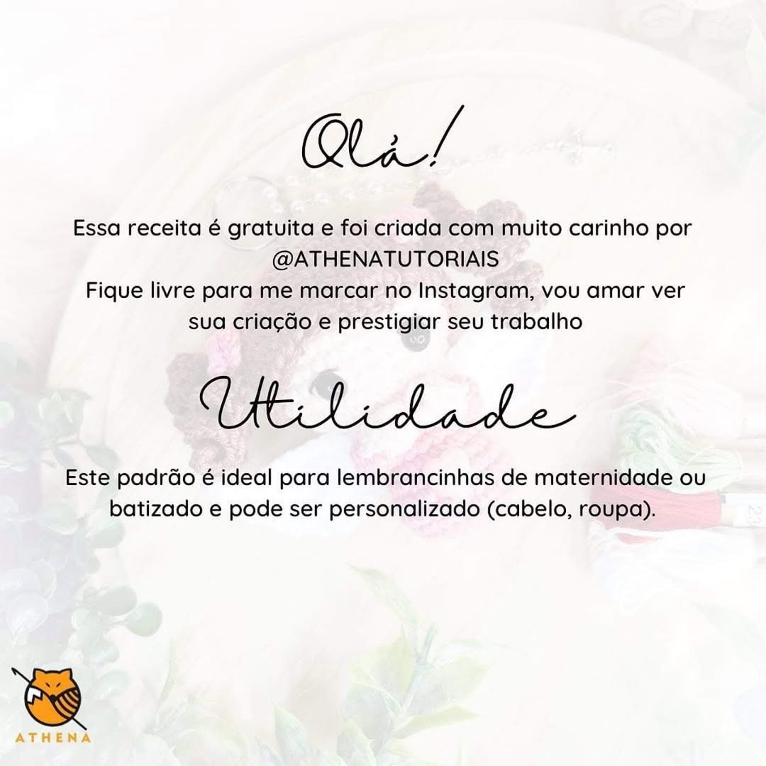 Anjinha de crochê: chaveiro e lembrancinhas fofas