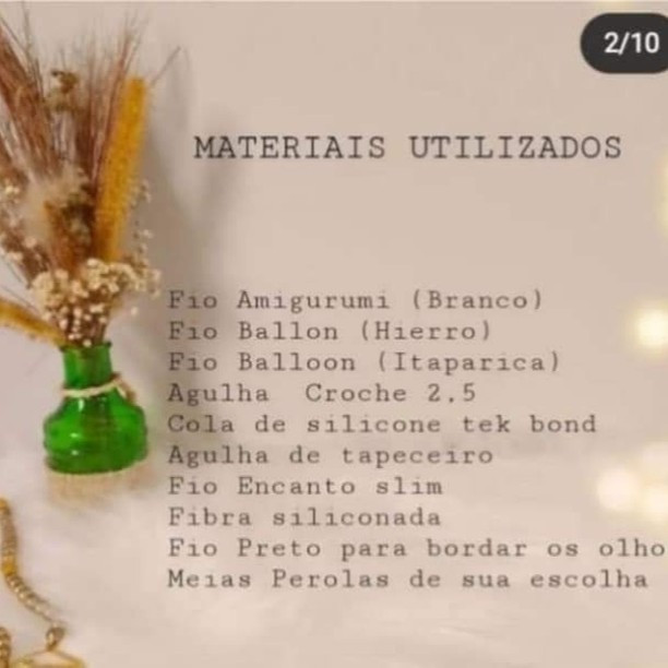 Anjo de Crochê com Coração Verde