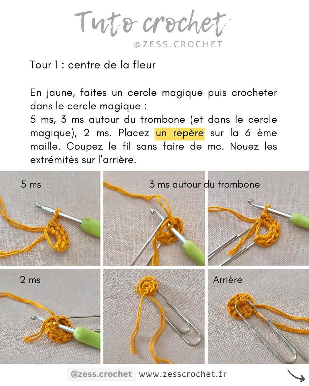 Apprenez à créer des marque-pages fleurs au crochet facilement.