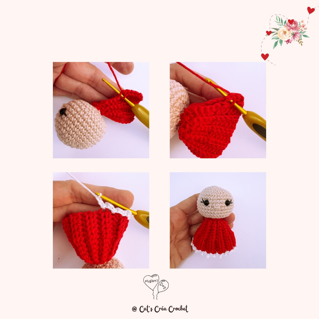 Bambola Bonne fête maman Lili-Rose Tutoriel gratuit
