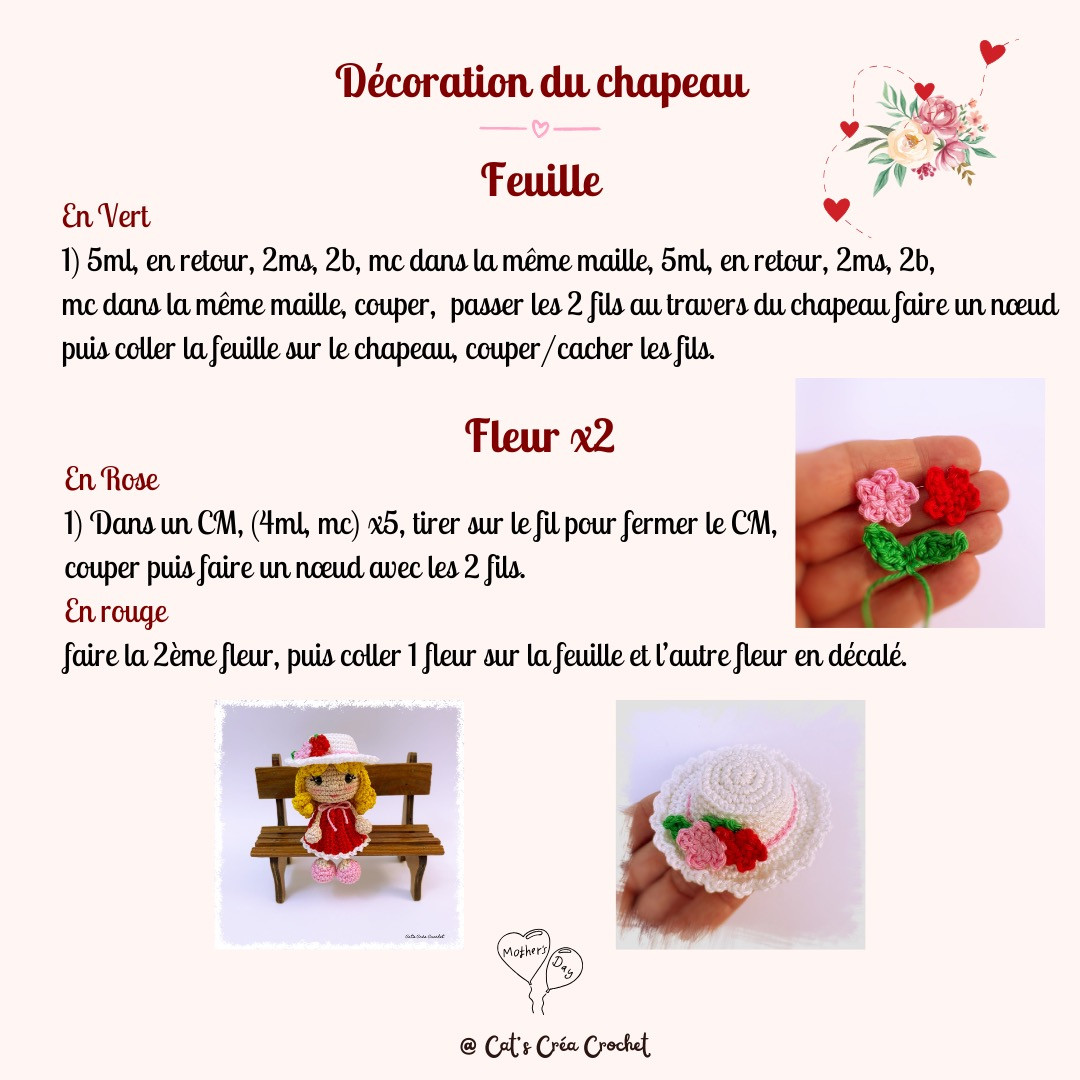 Bambola Bonne fête maman Lili-Rose Tutoriel gratuit