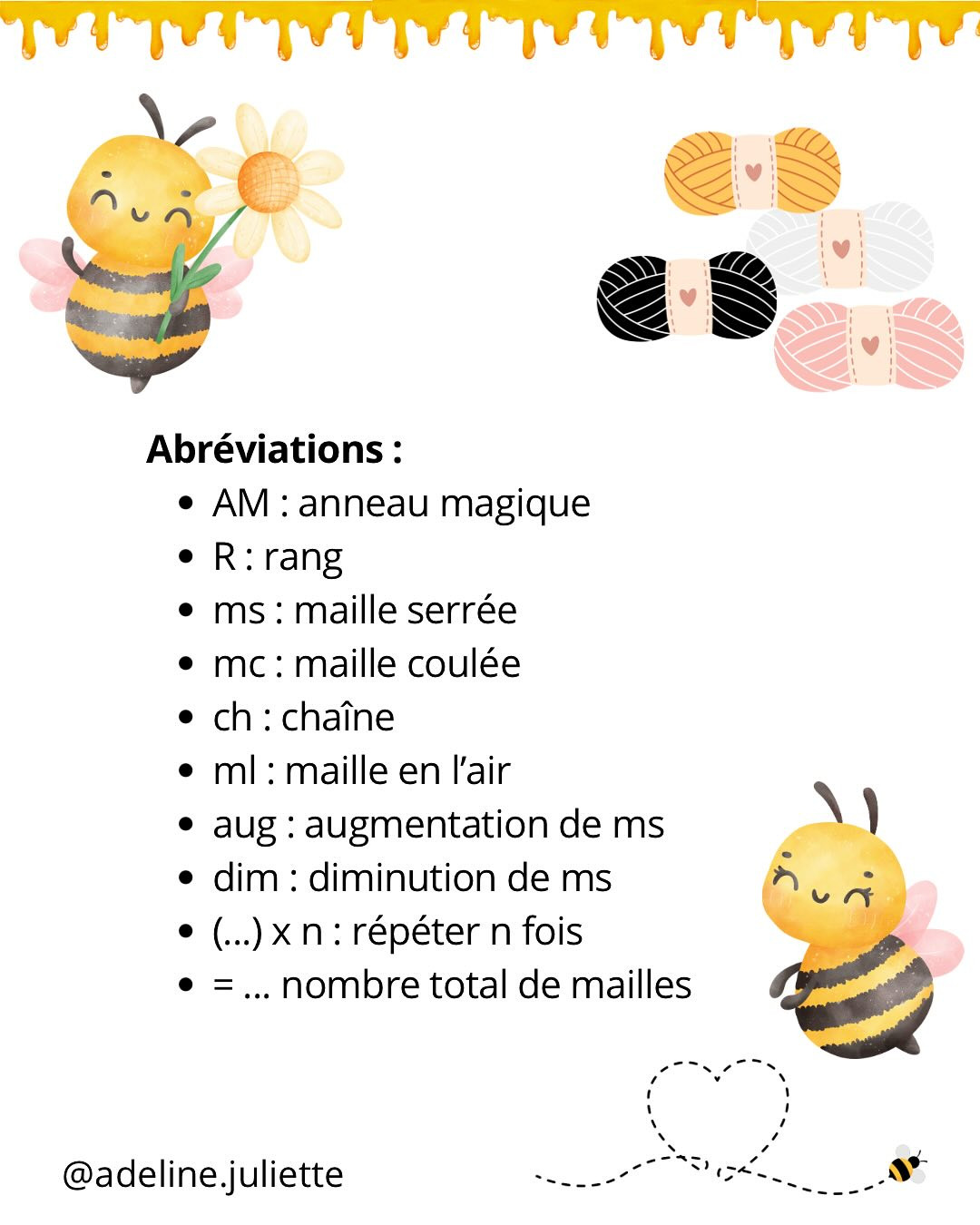 Bee-Happy CAL: Partie 1 - Créez votre abeille en crochet
