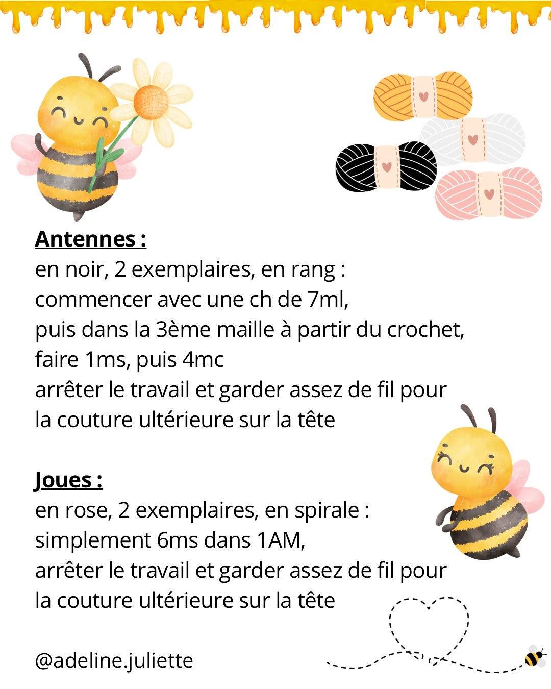 Bee-Happy CAL: Partie 1 - Créez votre abeille en crochet