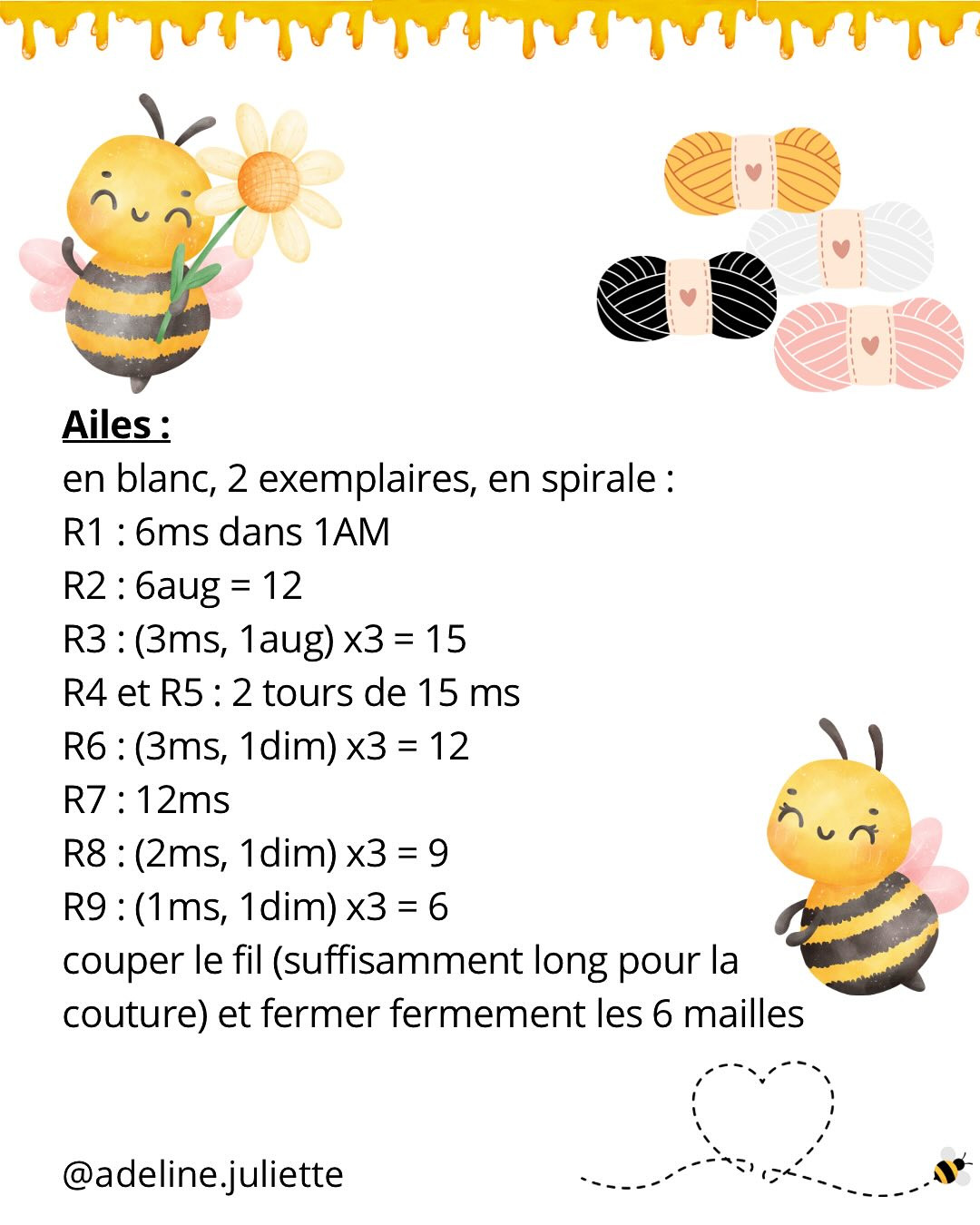 Bee-Happy CAL: Partie 1 - Créez votre abeille en crochet