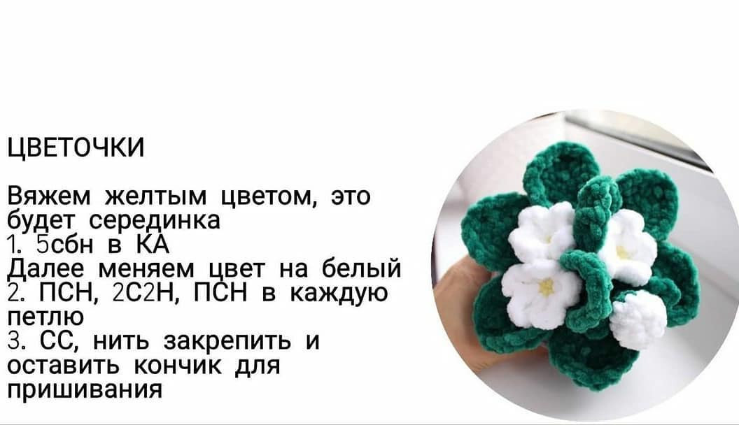 Бесплатное описание МК "Фиалка"