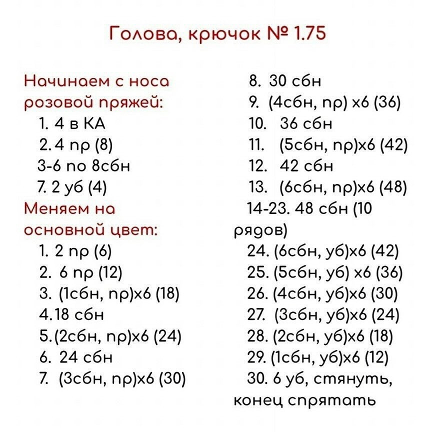 Бесплатный мастер-класс по вязанию крючком мышонка