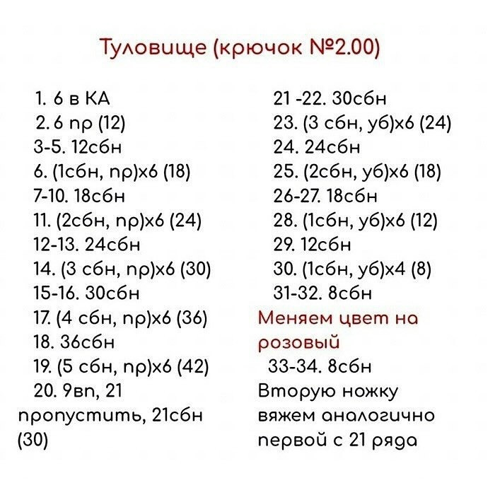 Бесплатный мастер-класс по вязанию крючком мышонка