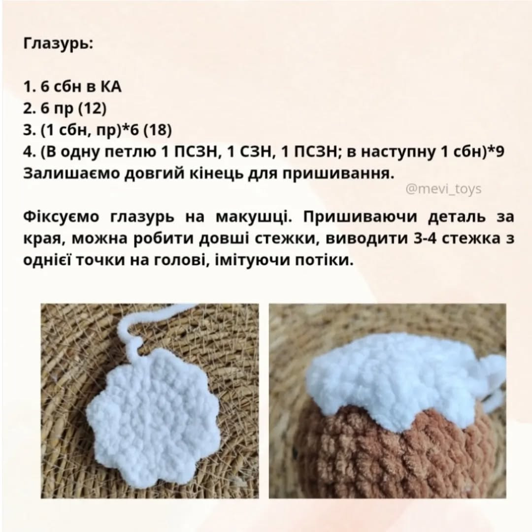 Безкоштовний майстер-клас з в'язання іграшки пряникової людини