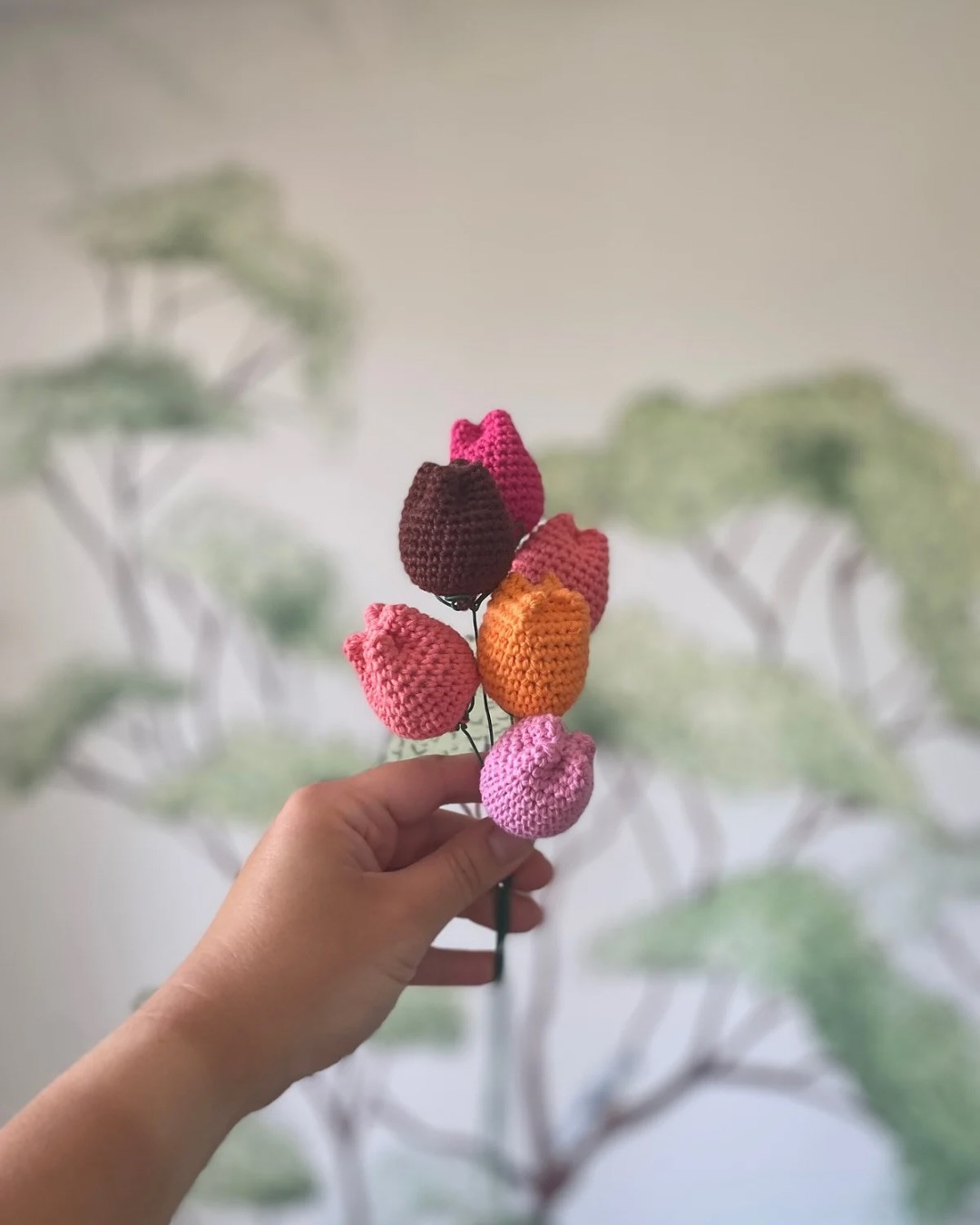 Bouquet de Tulipes au Crochet - Patron Gratuit Offert
