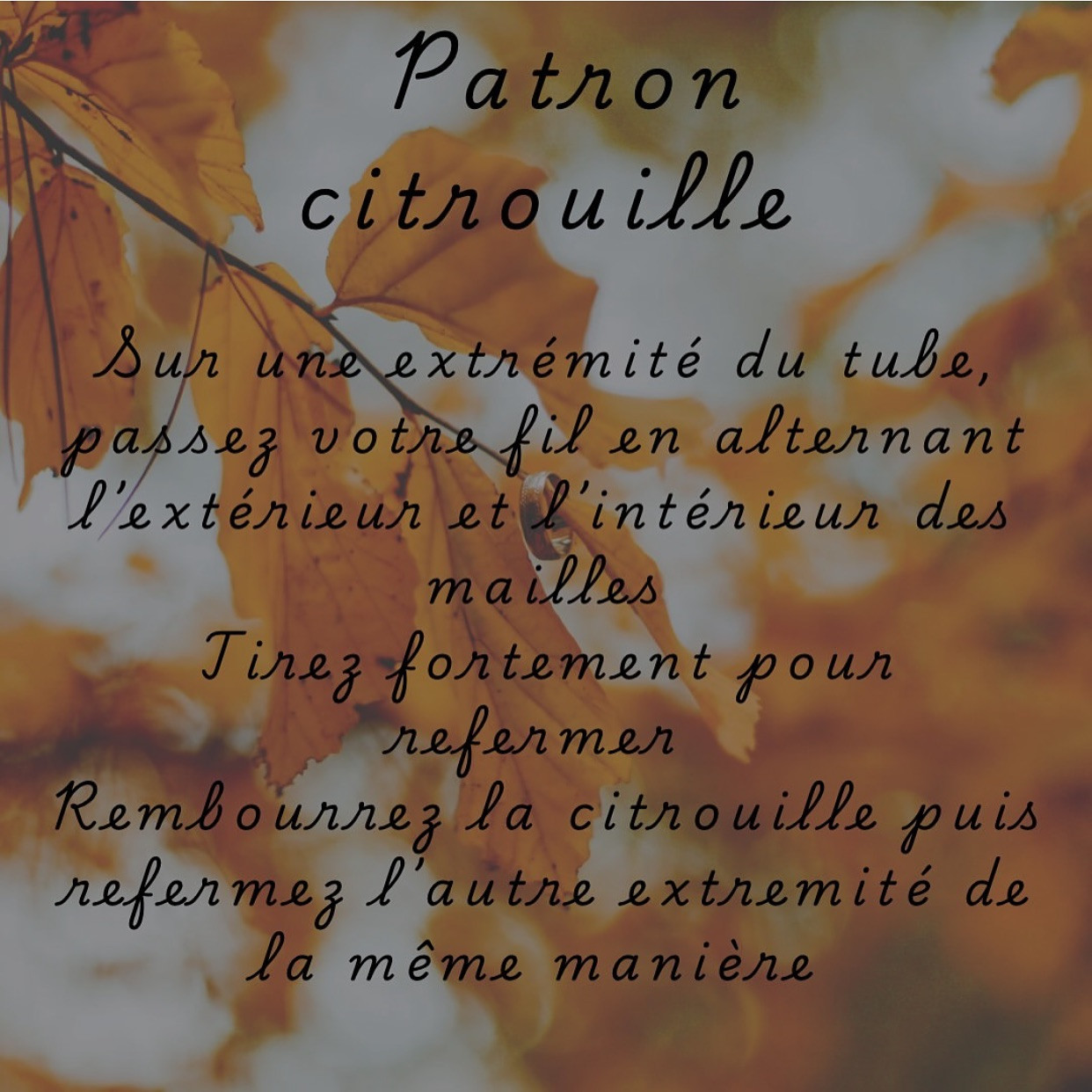 Citrouilles au crochet - Patron gratuit pour l'automne
