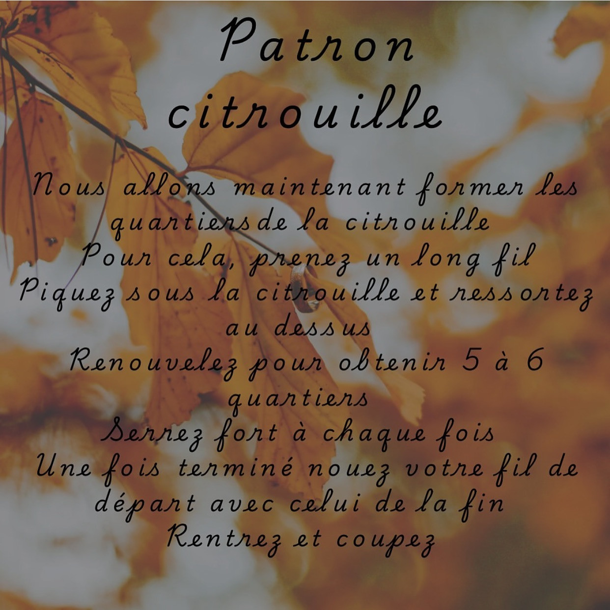 Citrouilles au crochet - Patron gratuit pour l'automne