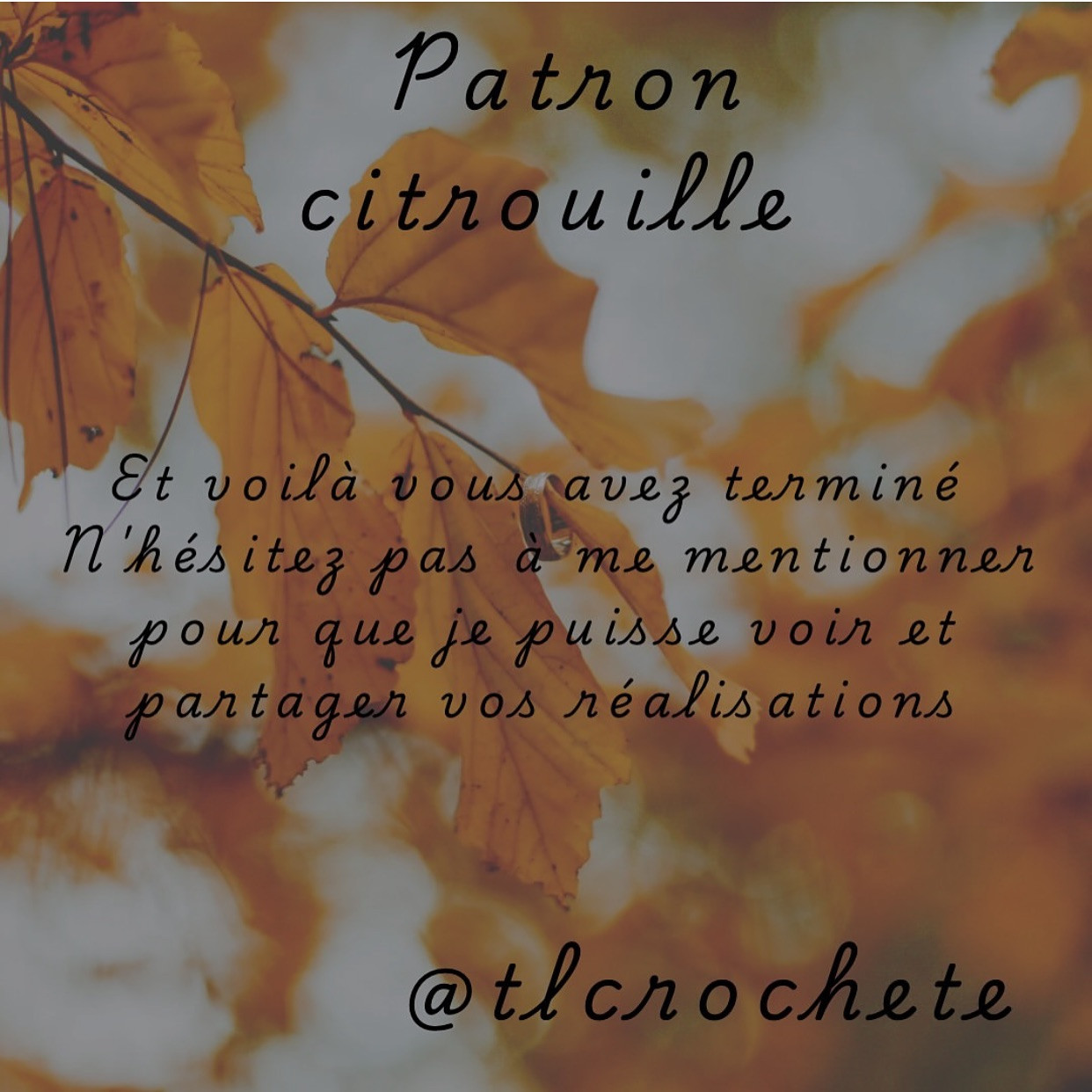 Citrouilles au crochet - Patron gratuit pour l'automne