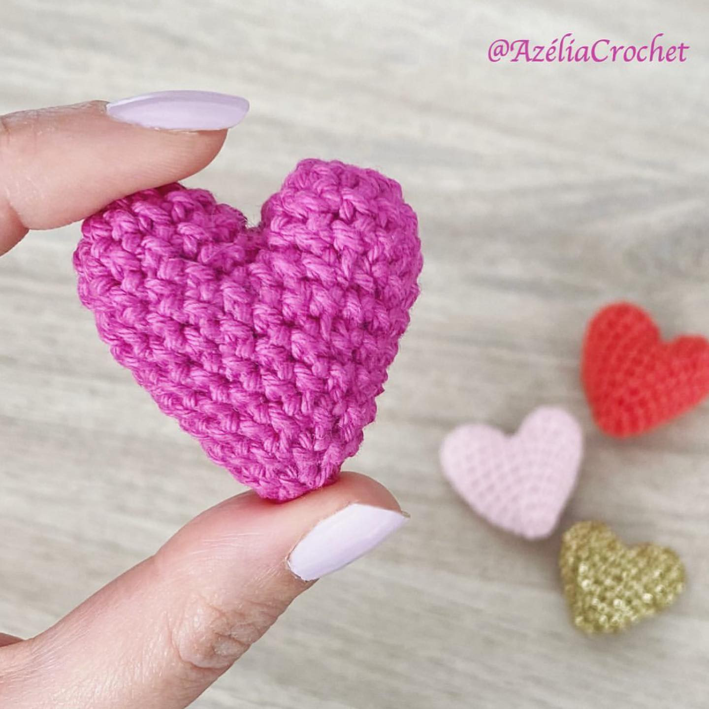 Cœurs en Crochet pour la Saint-Valentin - Modèle Gratuit