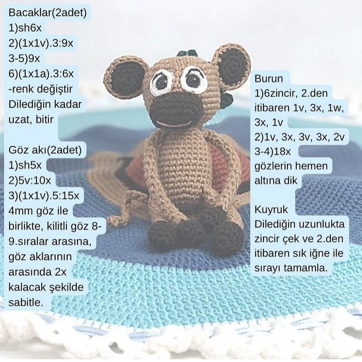 Colorful Crochet Animals Gather for a Fun Adventure