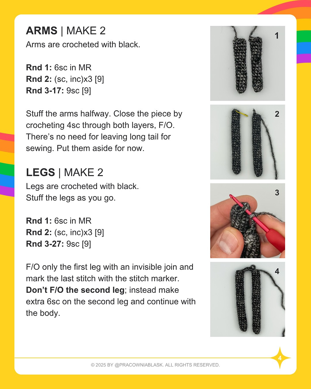 Colorful Crochet Bees: Free Pattern for Creative Crafts
