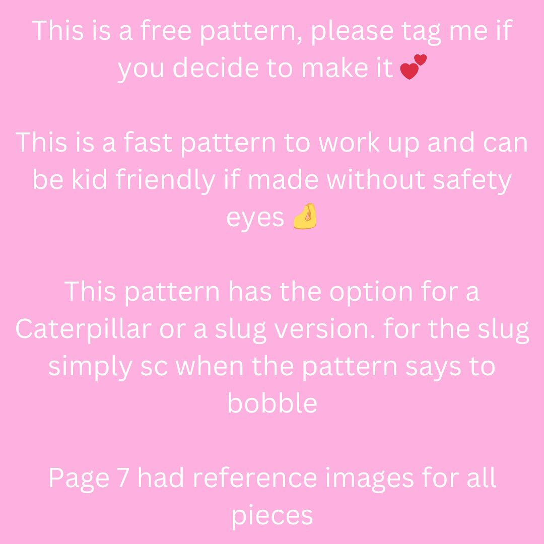 Colorful Wiggly Slug Crochet Pattern for Beginners