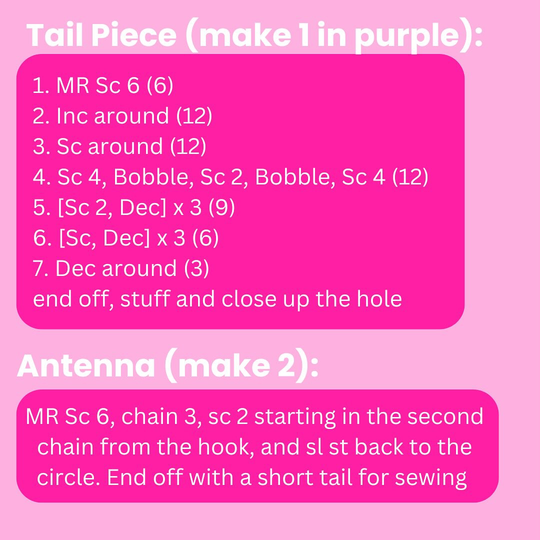Colorful Wiggly Slug Crochet Pattern for Beginners