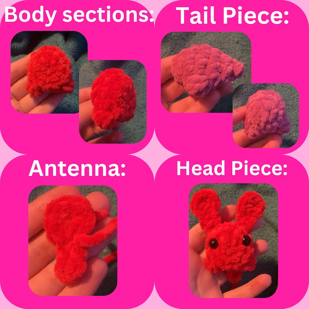Colorful Wiggly Slug Crochet Pattern for Beginners