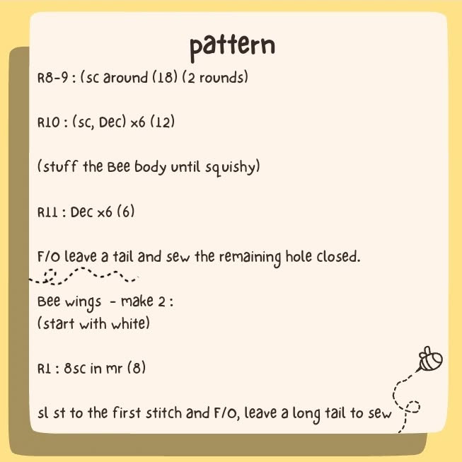 Create a Cute Crochet Bee With This Easy Pattern
