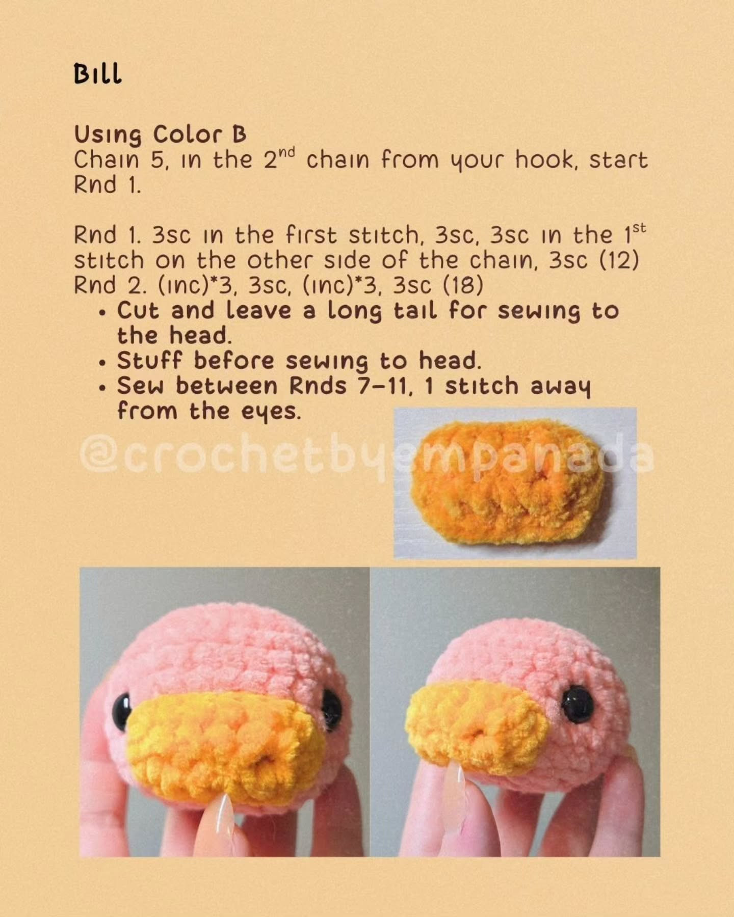 Create a Cute Mini Platypus with Free Crochet Pattern