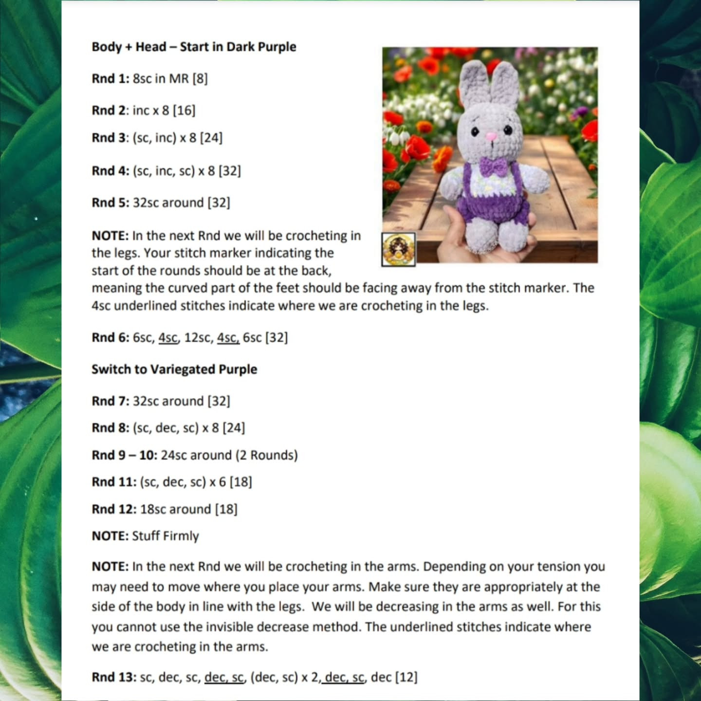Create a Cute No-Sew Bunny with Easy Crochet Pattern