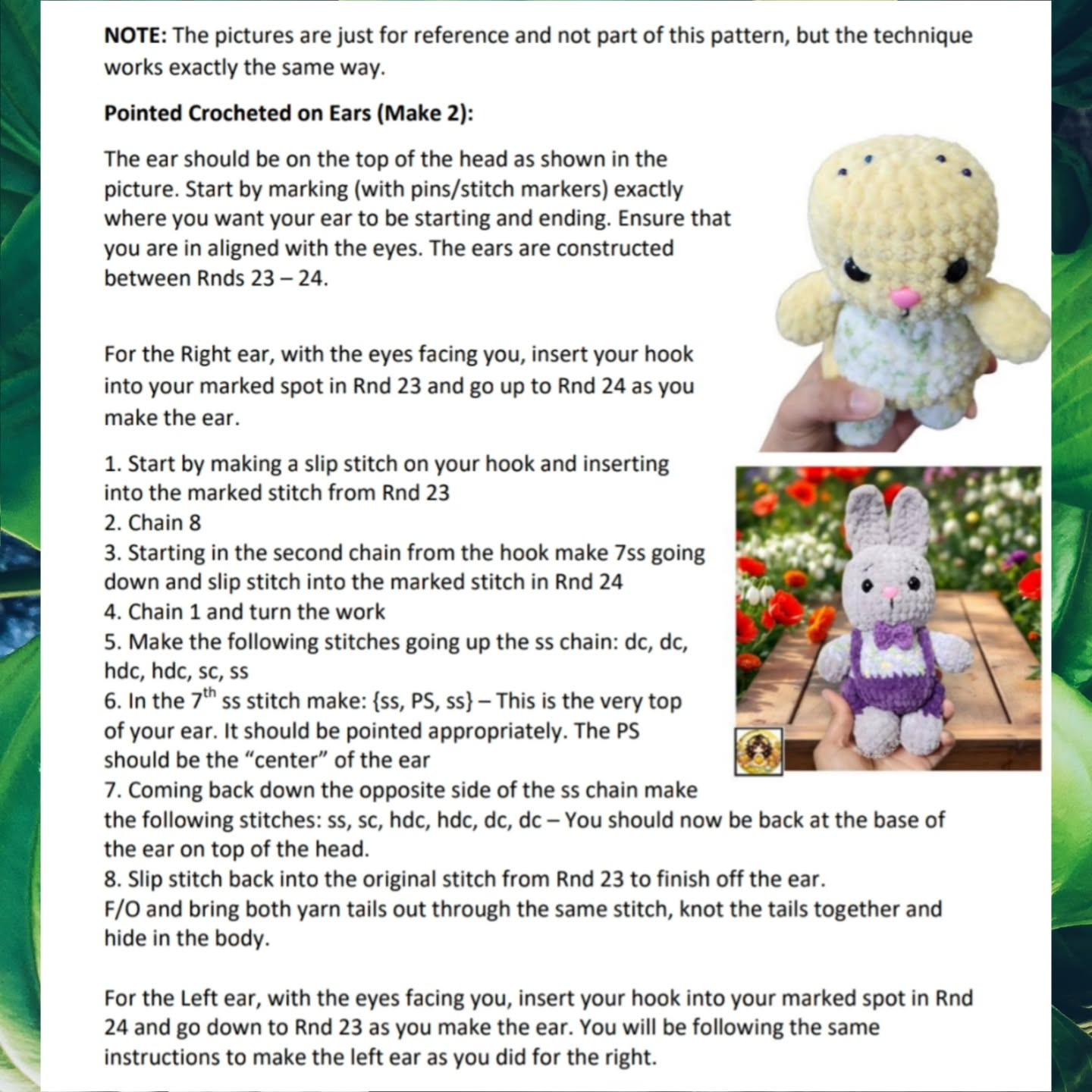 Create a Cute No-Sew Bunny with Easy Crochet Pattern