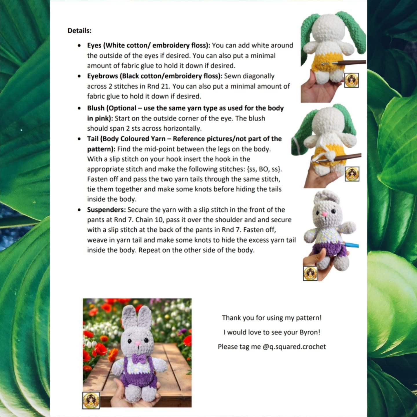 Create a Cute No-Sew Bunny with Easy Crochet Pattern
