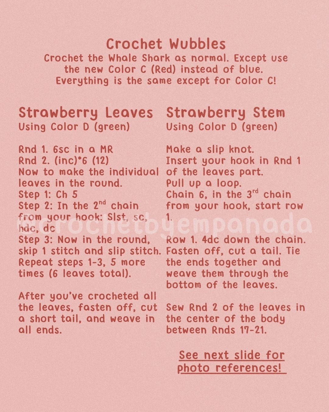 Create a Cute Strawberry Whale Shark with This Free Crochet Pattern
