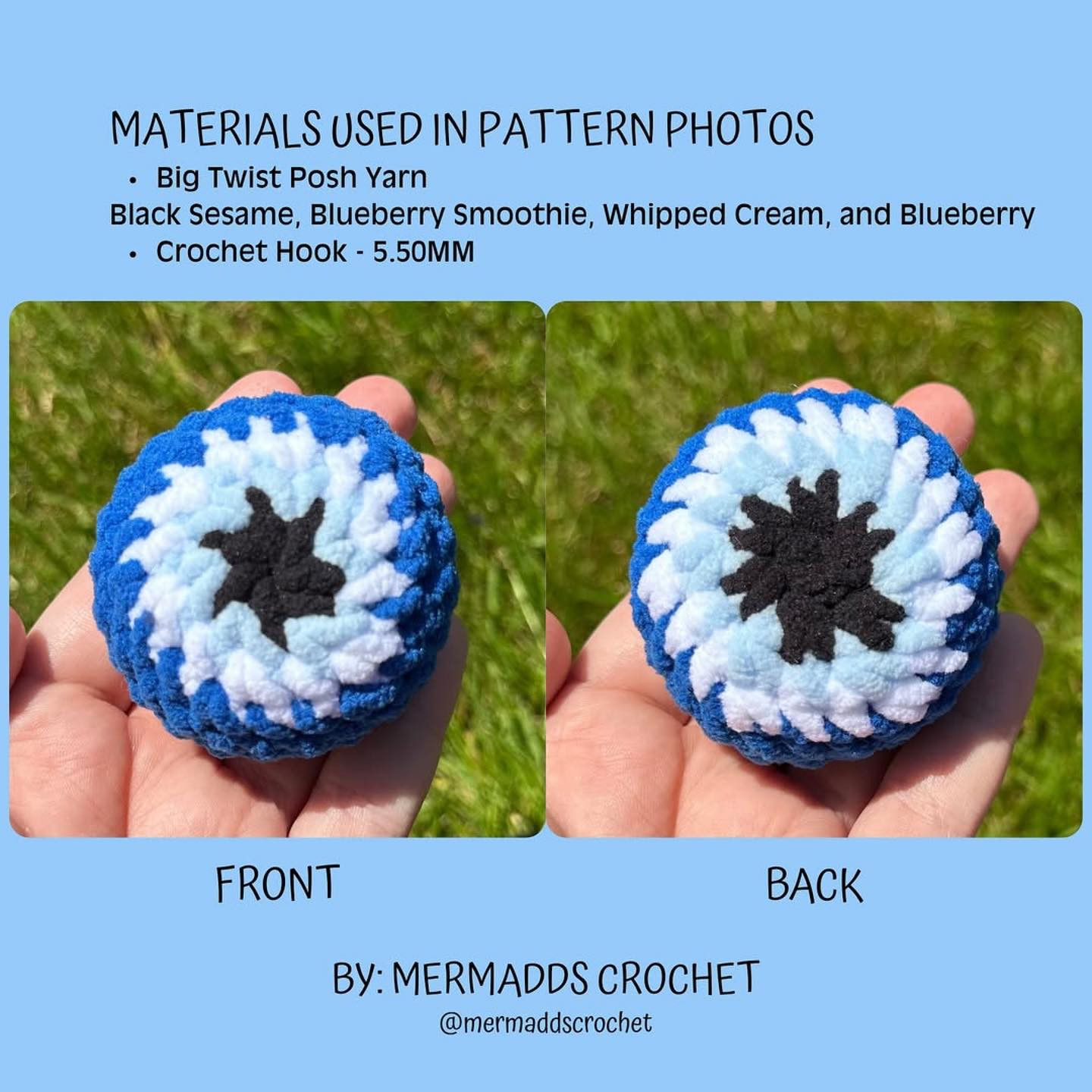 Create a Mini Evil Eye with This Free No-Sew Crochet Pattern