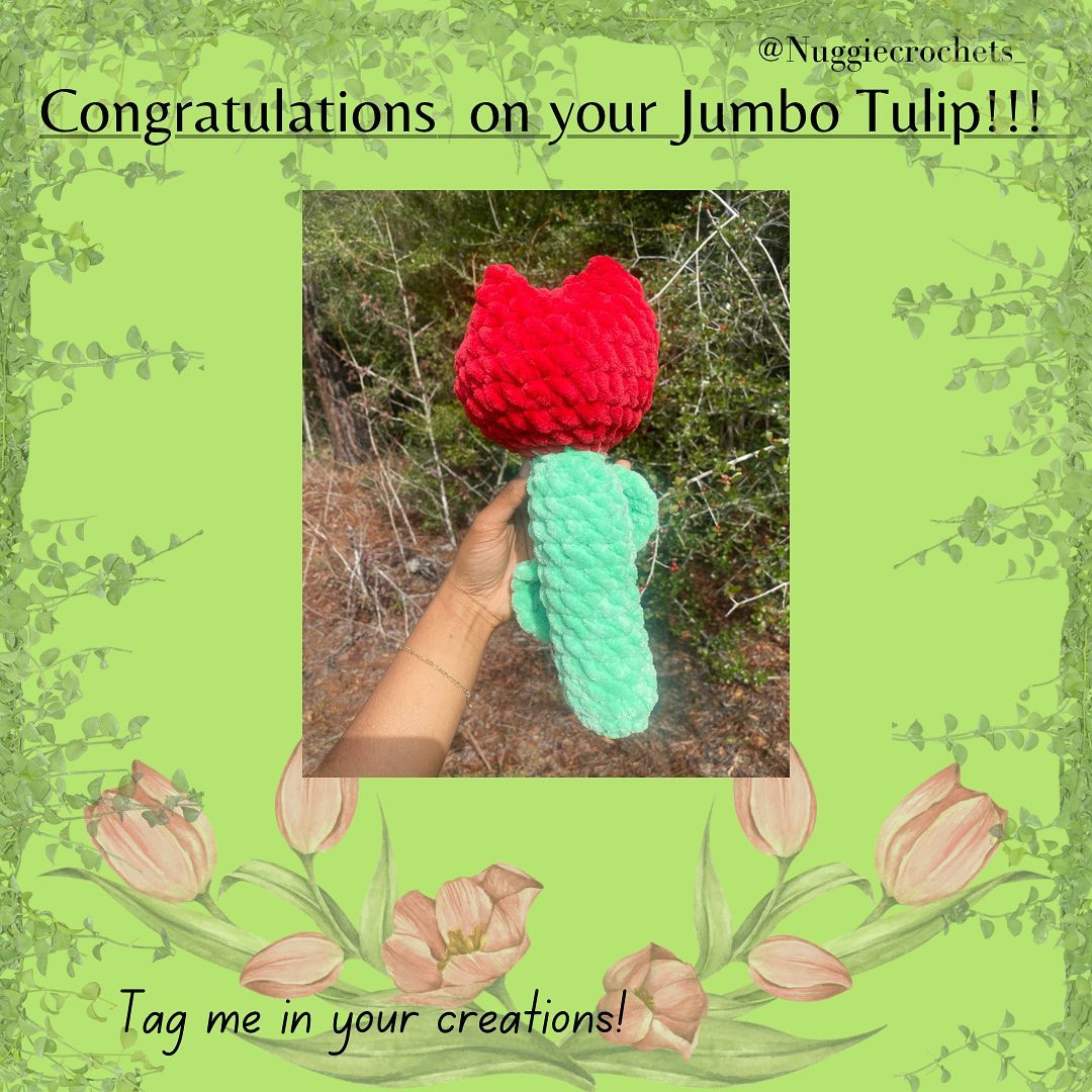 Create a Plush, Low-Sew Tulip with This Free Crochet Pattern