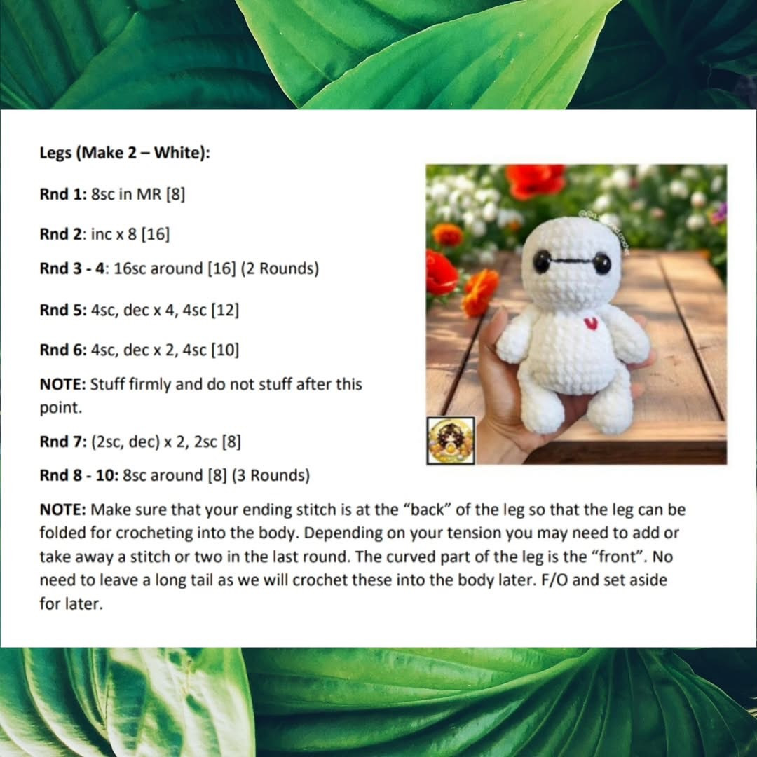 Create Adorable Baymax with This No-Sew Crochet Pattern